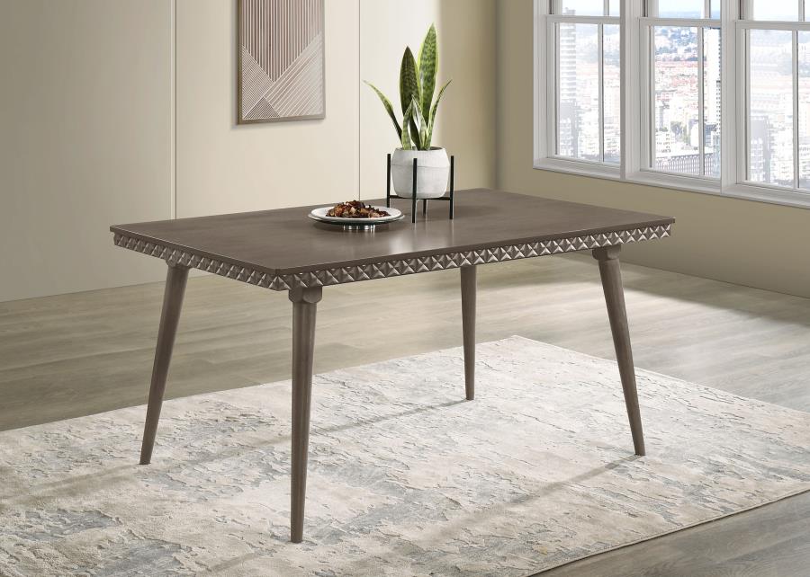 Onslow 59-inch Rectangular Wood Dining Table Dark Brown-zoom-2