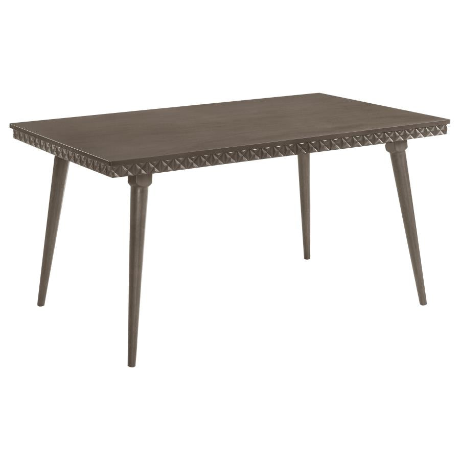 Onslow 59-inch Rectangular Wood Dining Table Dark Brown-zoom-1