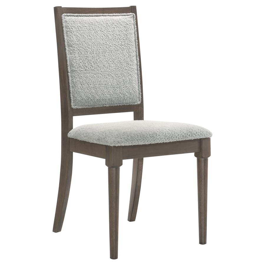 Onslow Upholstered Dining Side Chair Dark Brown (Set of 2)-zoom-3