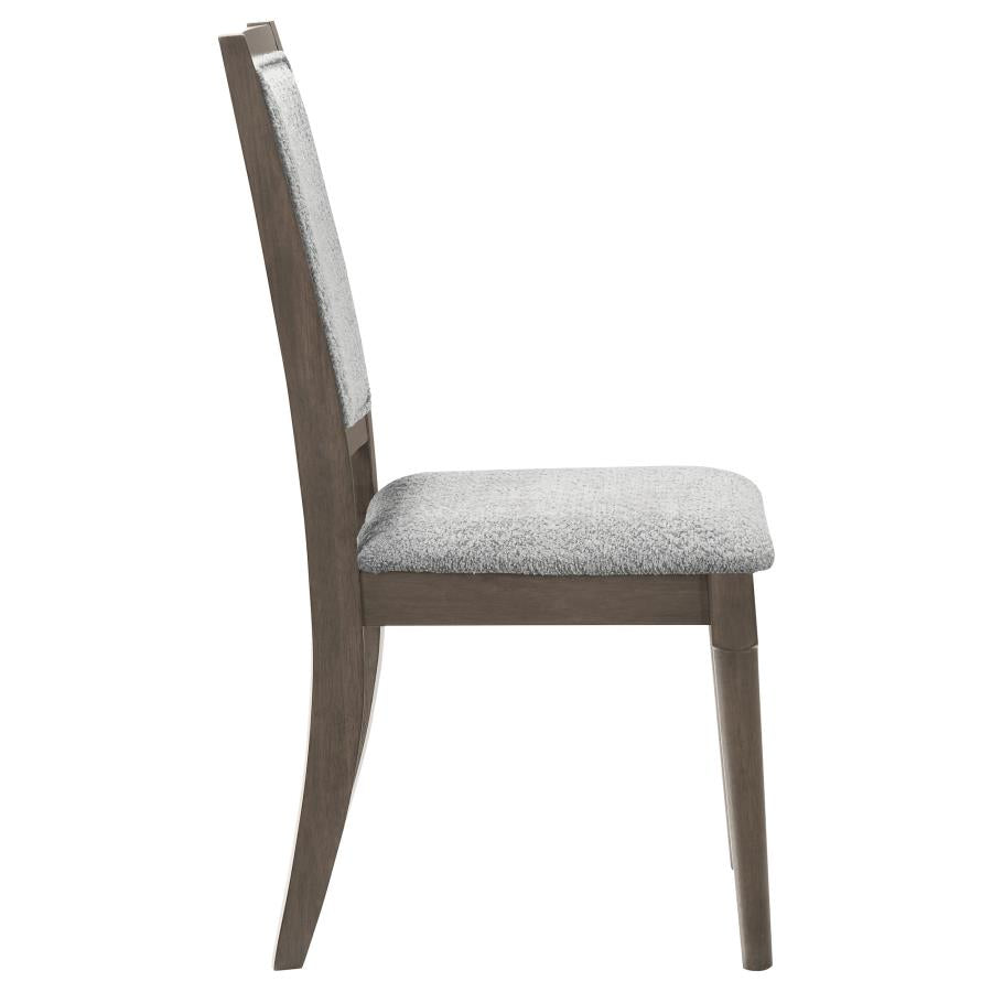 Onslow Upholstered Dining Side Chair Dark Brown (Set of 2)-zoom-9
