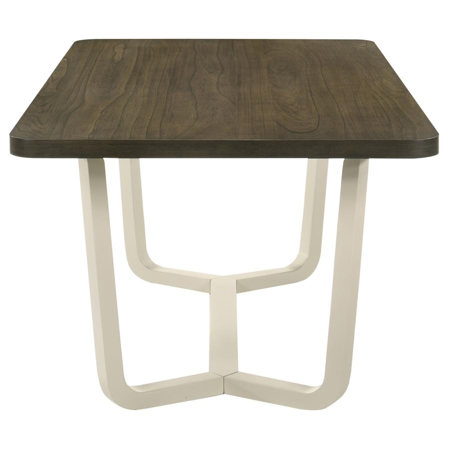 Biloxi 7-piece 71-inch Rectangular Dining Set Greyish Brown-5
