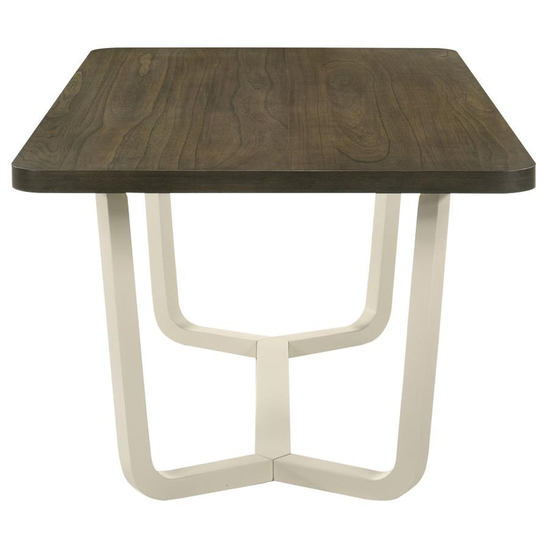 Biloxi 71-inch Rectangular Wood Dining Table Greyish Brown-zoom-