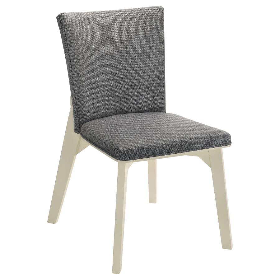 Biloxi Upholstered Dining Side Chair Grey (Set of 2)-zoom-3