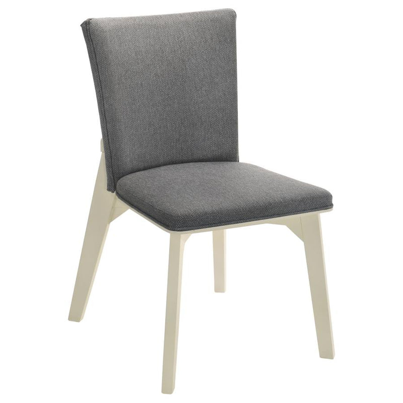 Biloxi Upholstered Dining Side Chair Grey (Set of 2)-zoom-