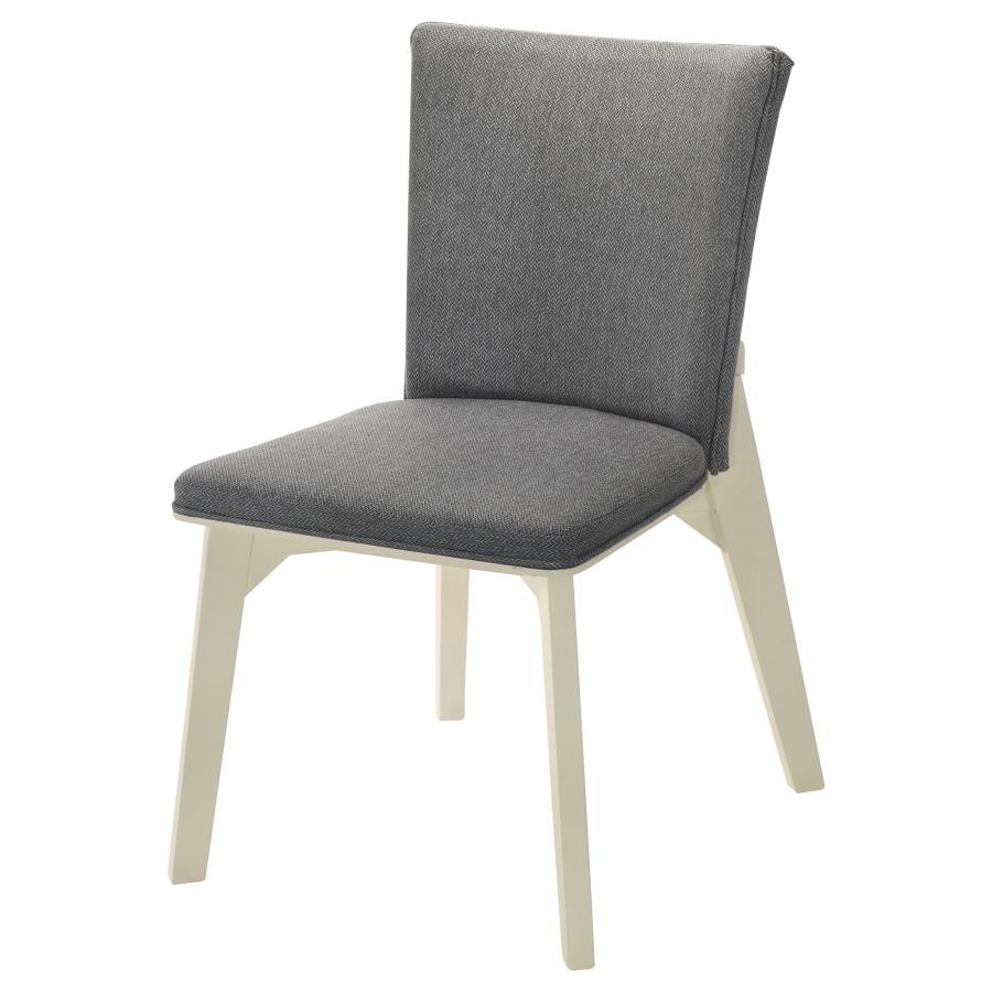 Biloxi Upholstered Dining Side Chair Grey (Set of 2)-5