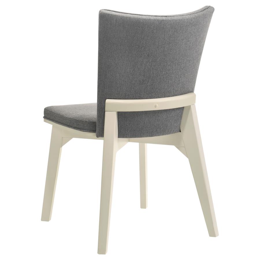 Biloxi Upholstered Dining Side Chair Grey (Set of 2)-7