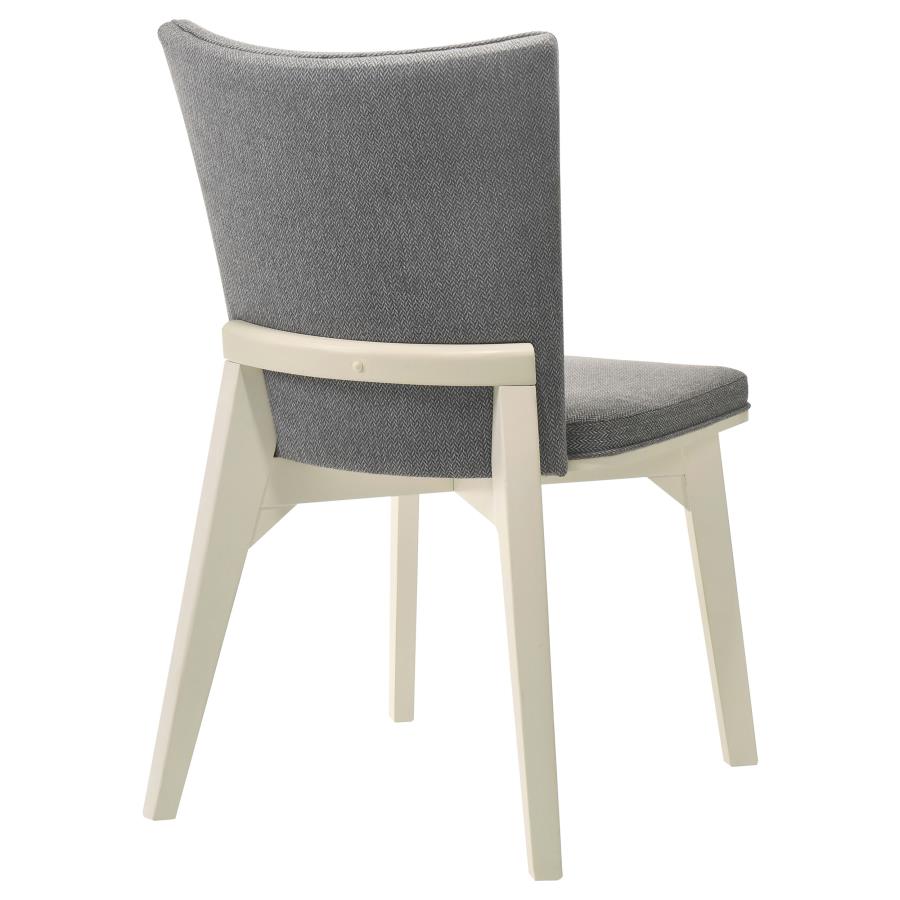 Biloxi Upholstered Dining Side Chair Grey (Set of 2)-zoom-8