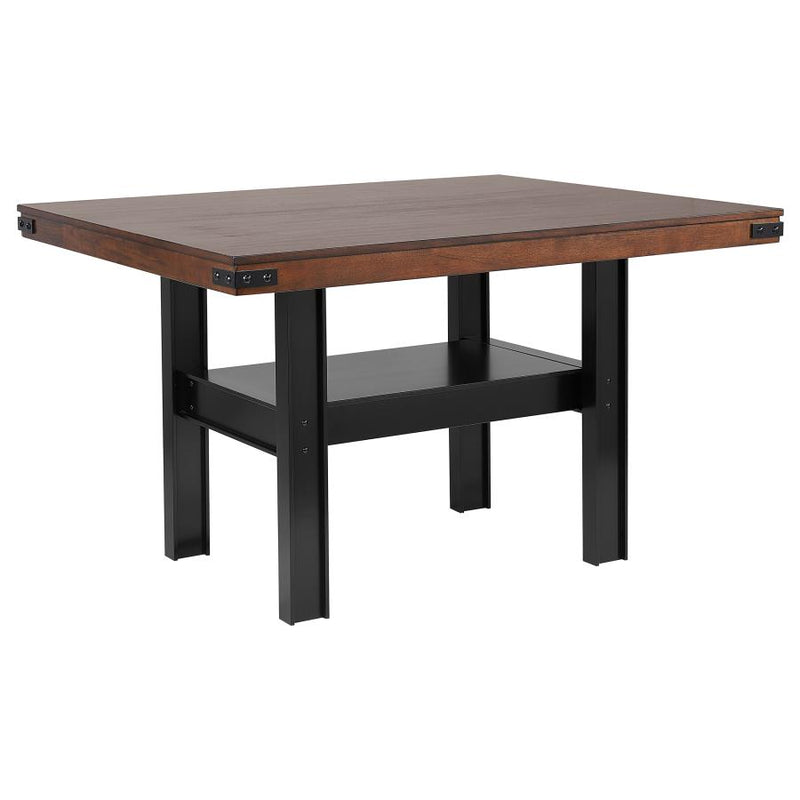 Patterson 5-piece Counter Height Dining Set Mango Oak-zoom-