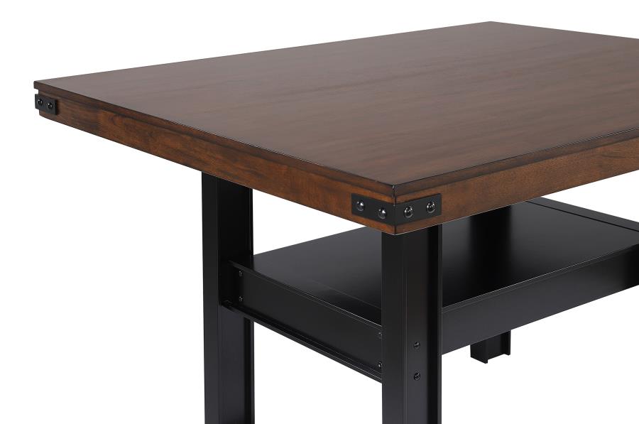 Patterson 5-piece Counter Height Dining Set Mango Oak-zoom-10