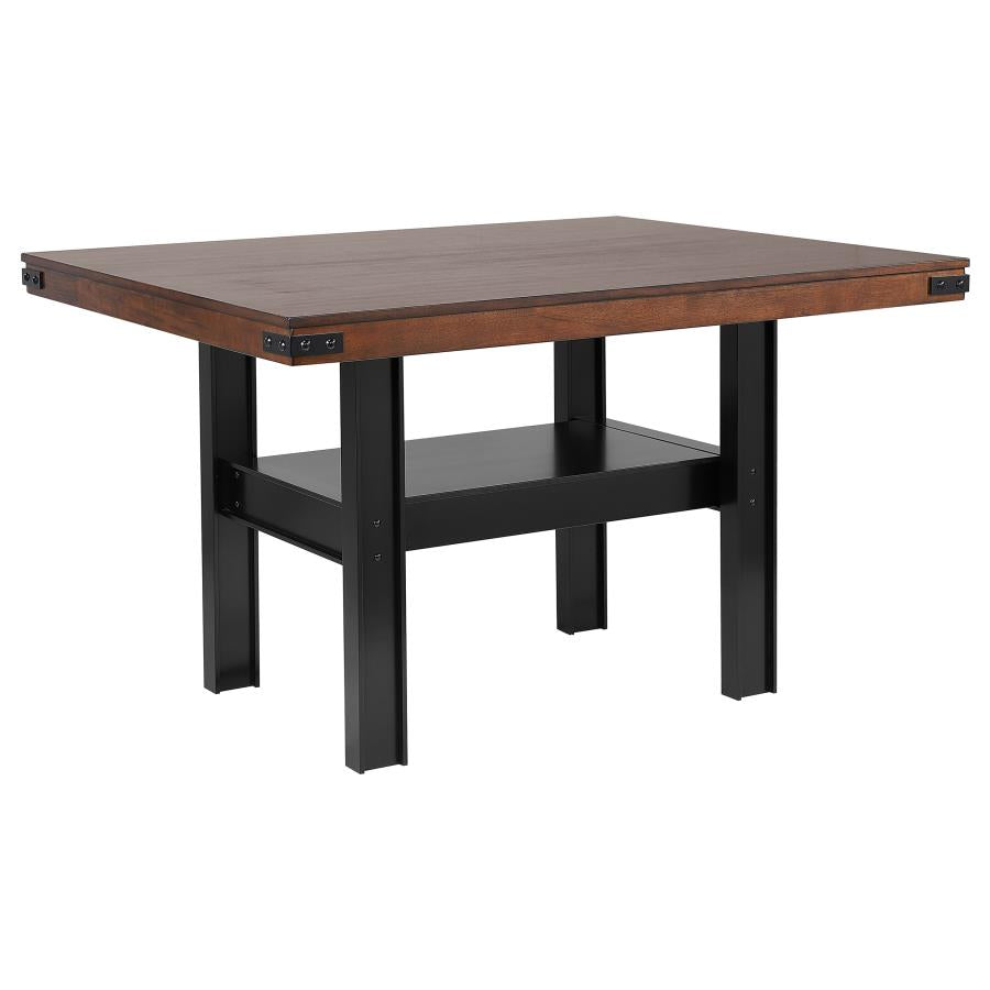 Patterson 7-piece Counter Height Dining Set Mango Oak-3