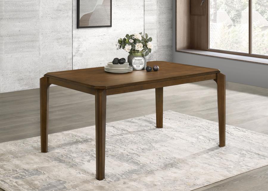 Almonte 59-inch Rectangular Wood Dining Table Dark Brown-zoom-2