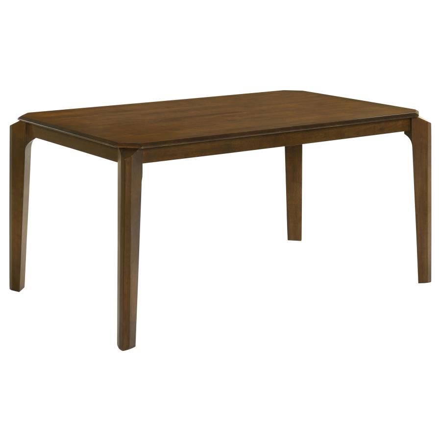 Almonte 59-inch Rectangular Wood Dining Table Dark Brown-1