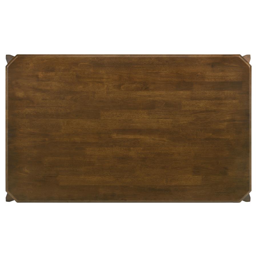 Almonte 59-inch Rectangular Wood Dining Table Dark Brown-zoom-5