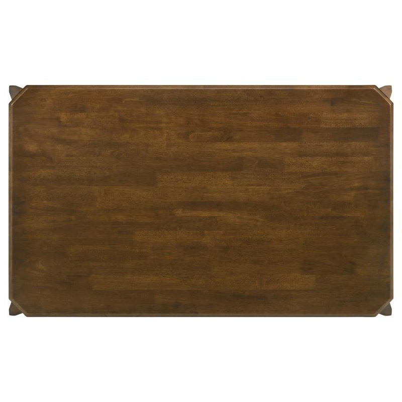 Almonte 59-inch Rectangular Wood Dining Table Dark Brown-zoom-