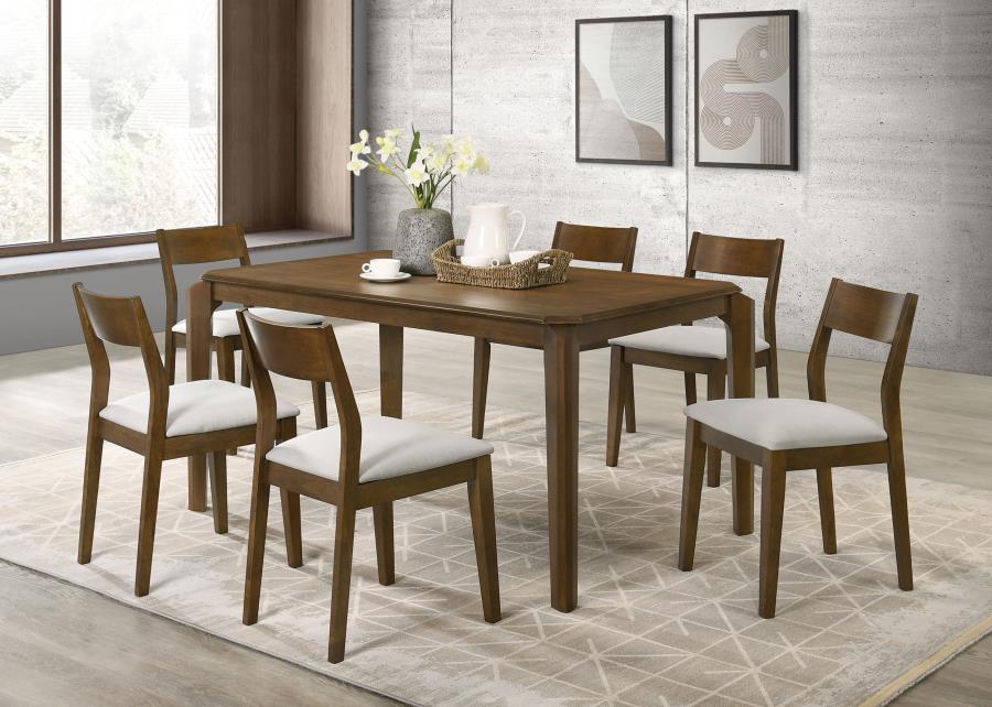 Almonte 59-inch Rectangular Wood Dining Table Dark Brown-9