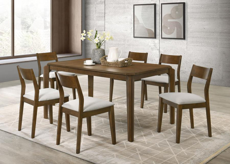 Almonte 59-inch Rectangular Wood Dining Table Dark Brown-zoom-