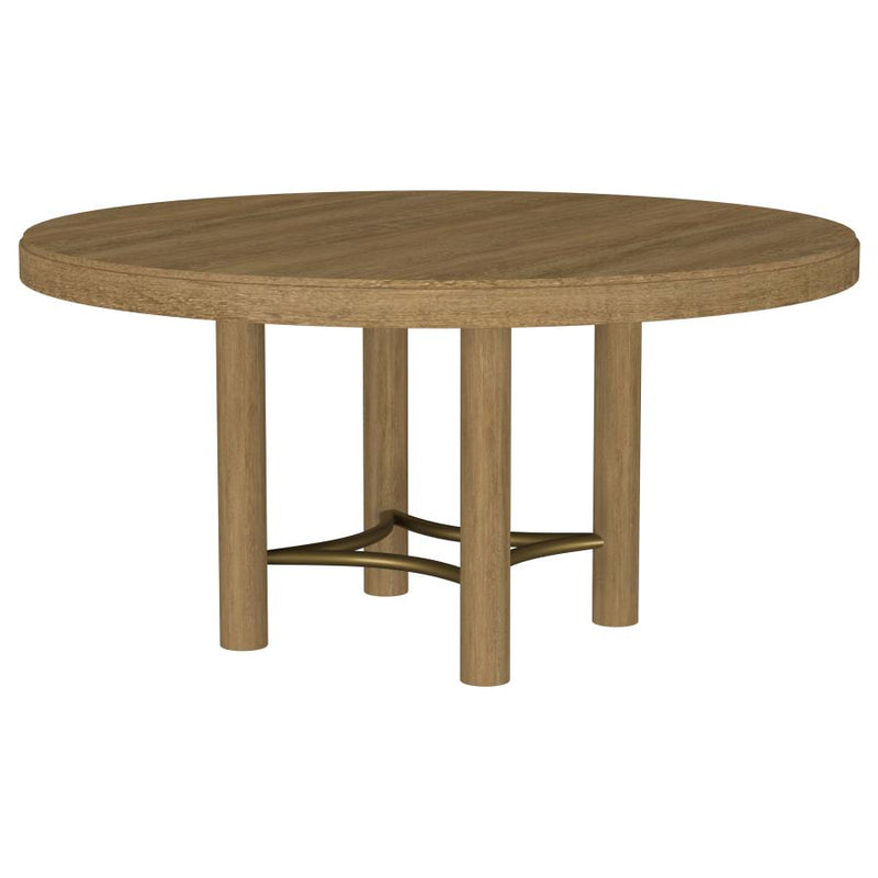 Arini 5-piece Round Dining Room Table Set Sand Wash-zoom-