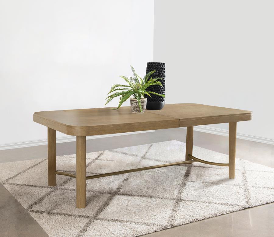 Arini 104-inch Extension Leaf Dining Table Sand Wash-zoom-2
