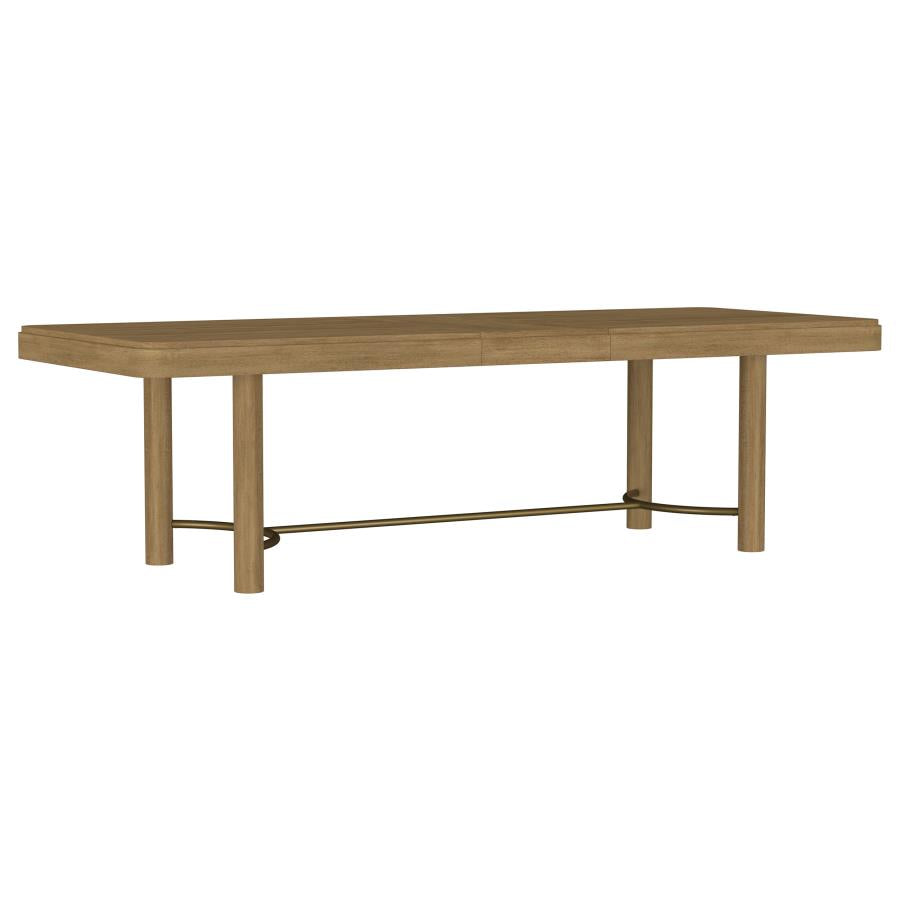 Arini 104-inch Extension Leaf Dining Table Sand Wash-3