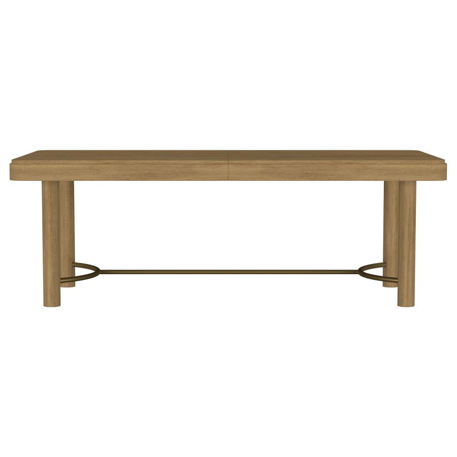 Arini 104-inch Extension Leaf Dining Table Sand Wash-zoom-4