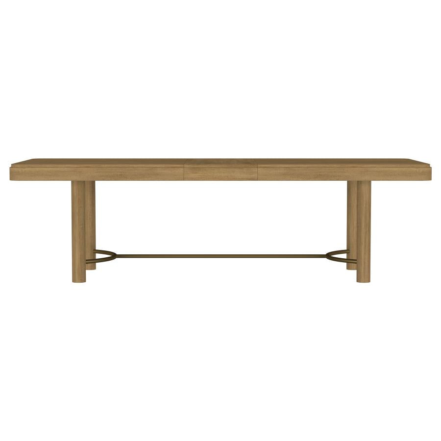 Arini 104-inch Extension Leaf Dining Table Sand Wash-zoom-5