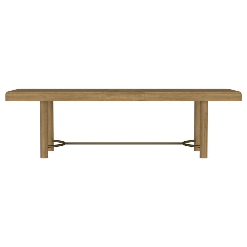 Arini 104-inch Extension Leaf Dining Table Sand Wash-zoom-