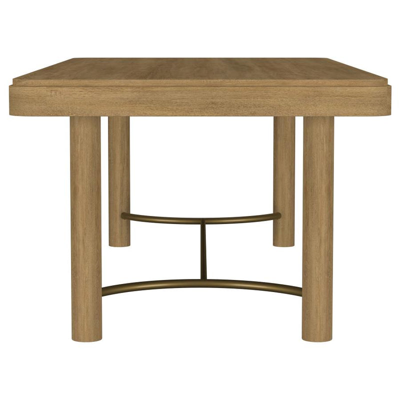 Arini 104-inch Extension Leaf Dining Table Sand Wash-zoom-