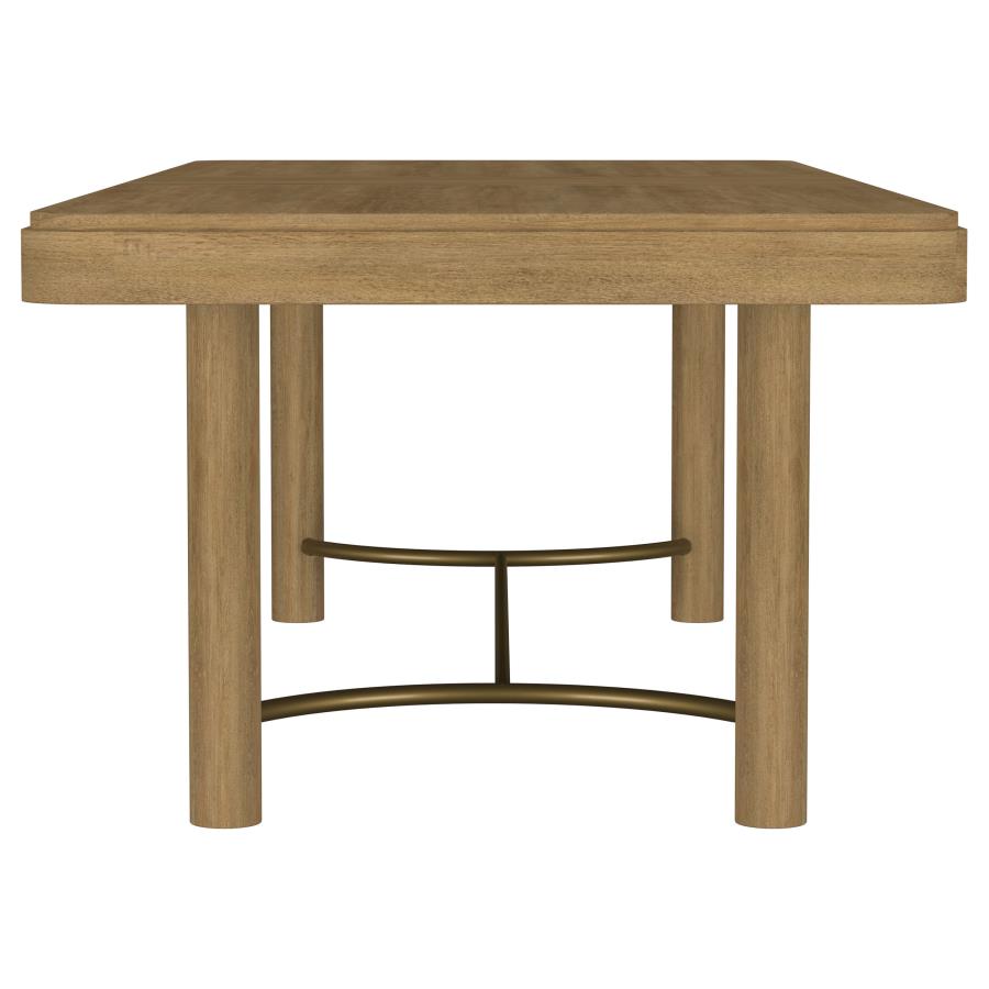 Arini 104-inch Extension Leaf Dining Table Sand Wash-zoom-9