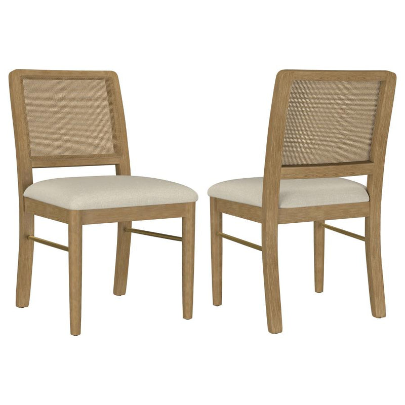Arini Rattan Cane Dining Side Chair Sand Wash (Set of 2)-zoom-