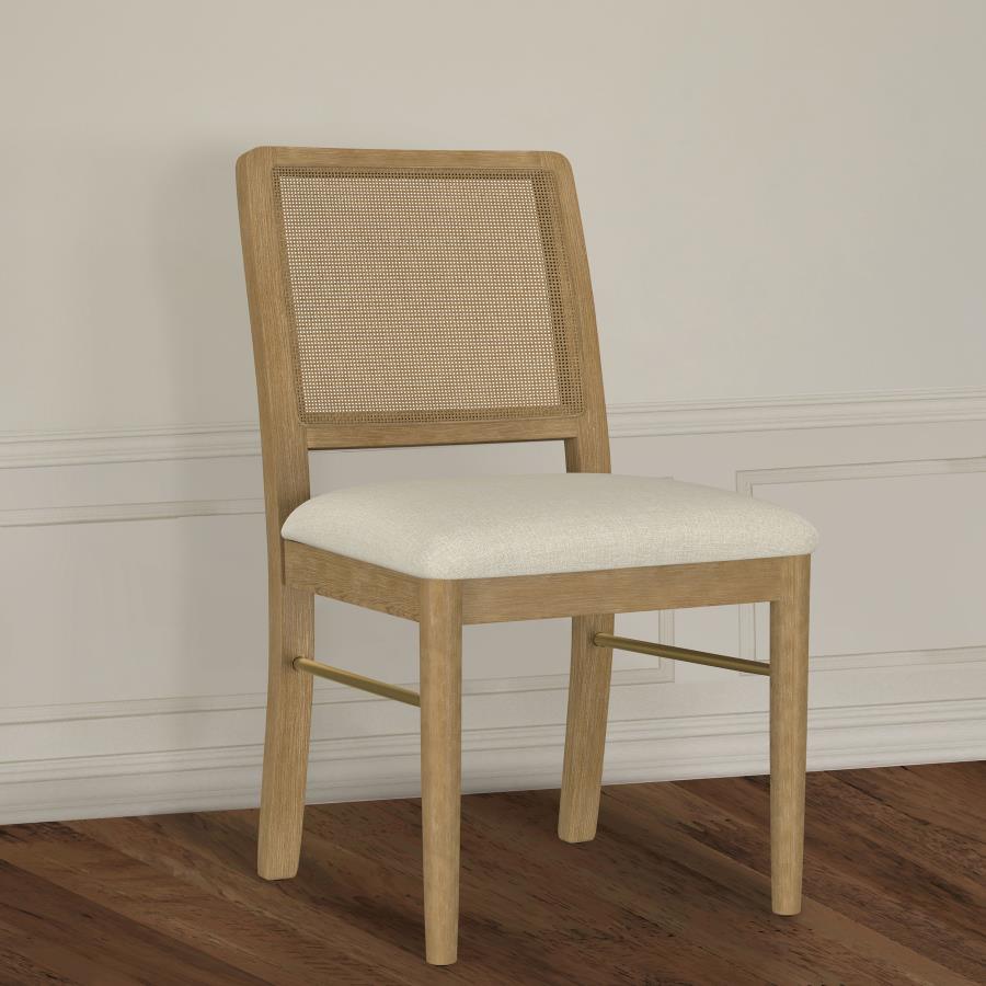 Arini Rattan Cane Dining Side Chair Sand Wash (Set of 2)-zoom-2