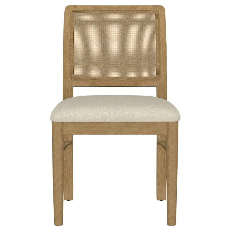 Arini Rattan Cane Dining Side Chair Sand Wash (Set of 2)-zoom-