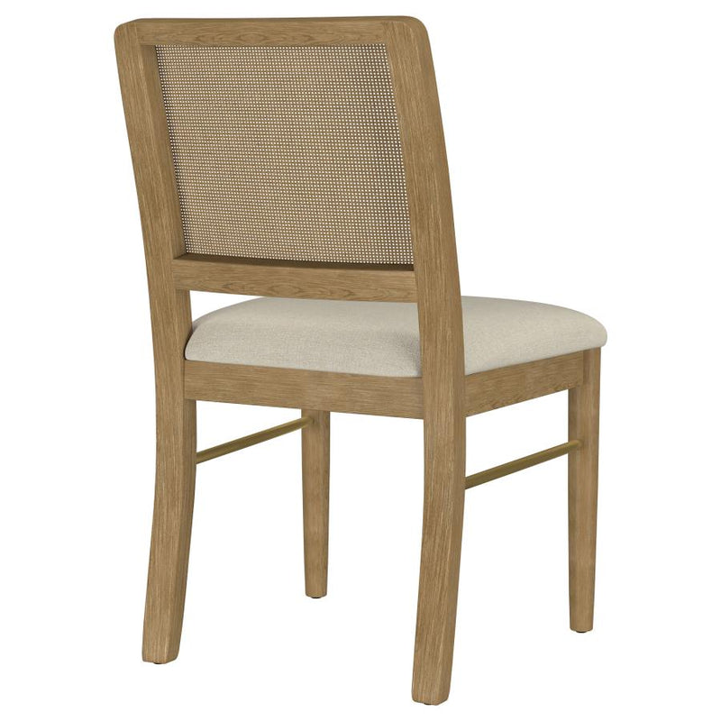 Arini Rattan Cane Dining Side Chair Sand Wash (Set of 2)-zoom-