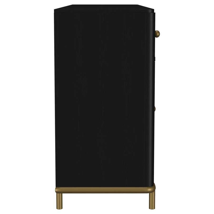 Arini 2-drawer Cane Door Dining Sideboard Server Black-10