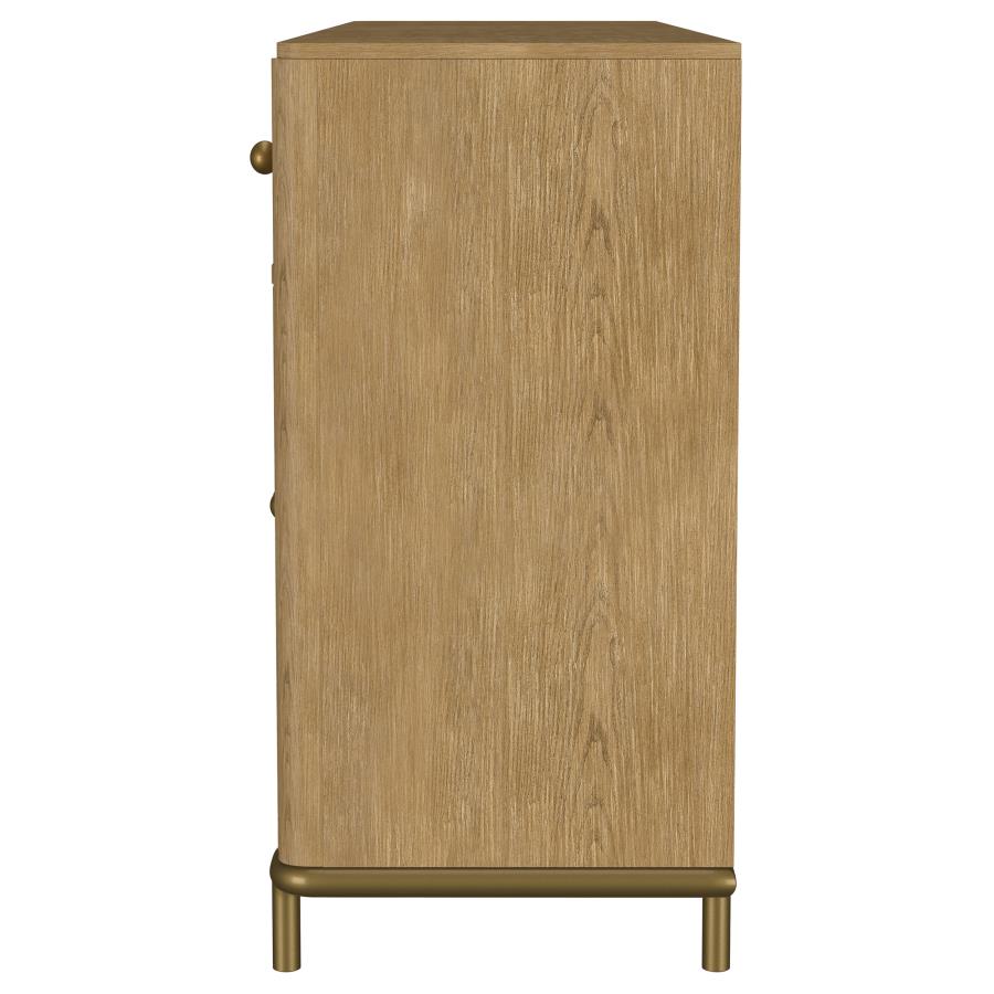 Arini 2-drawer Cane Door Dining Sideboard Server Sand Wash-6