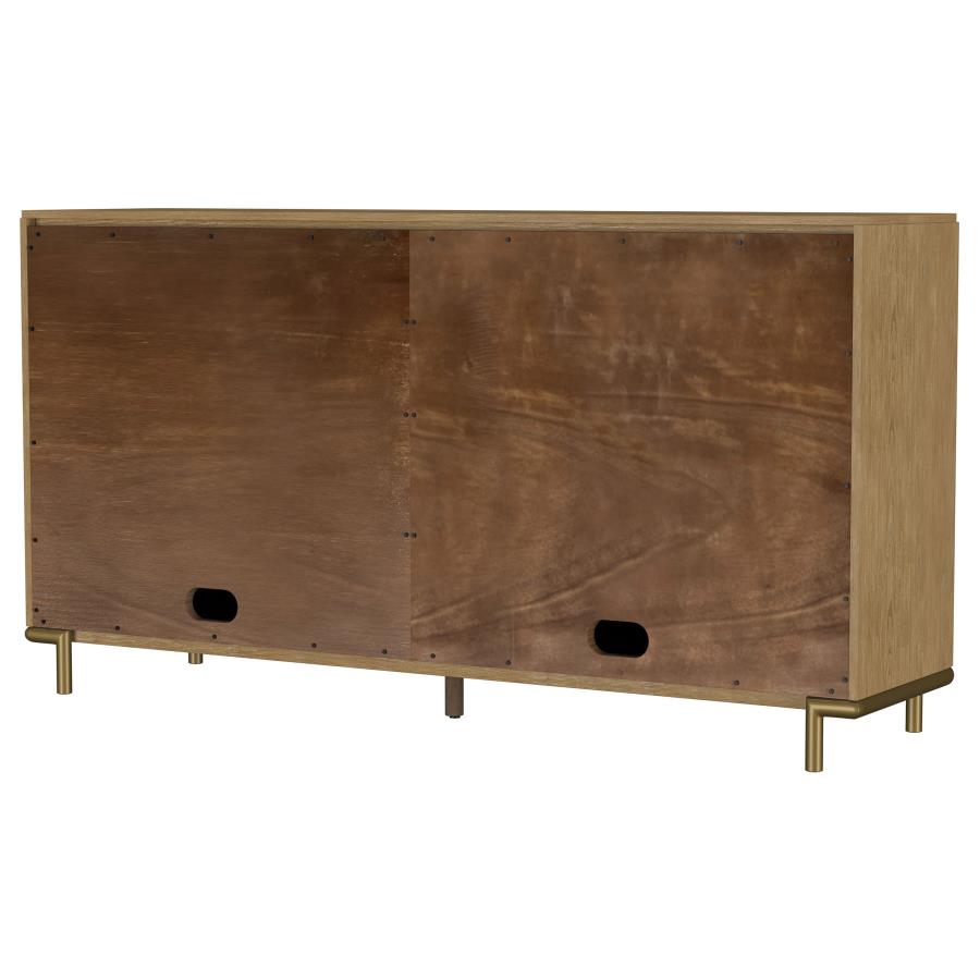 Arini 2-drawer Cane Door Dining Sideboard Server Sand Wash-9
