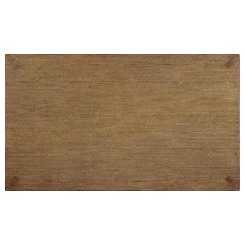 Bruner 5-piece 72-inch Rectangular Dining Set Natural Brown-zoom-