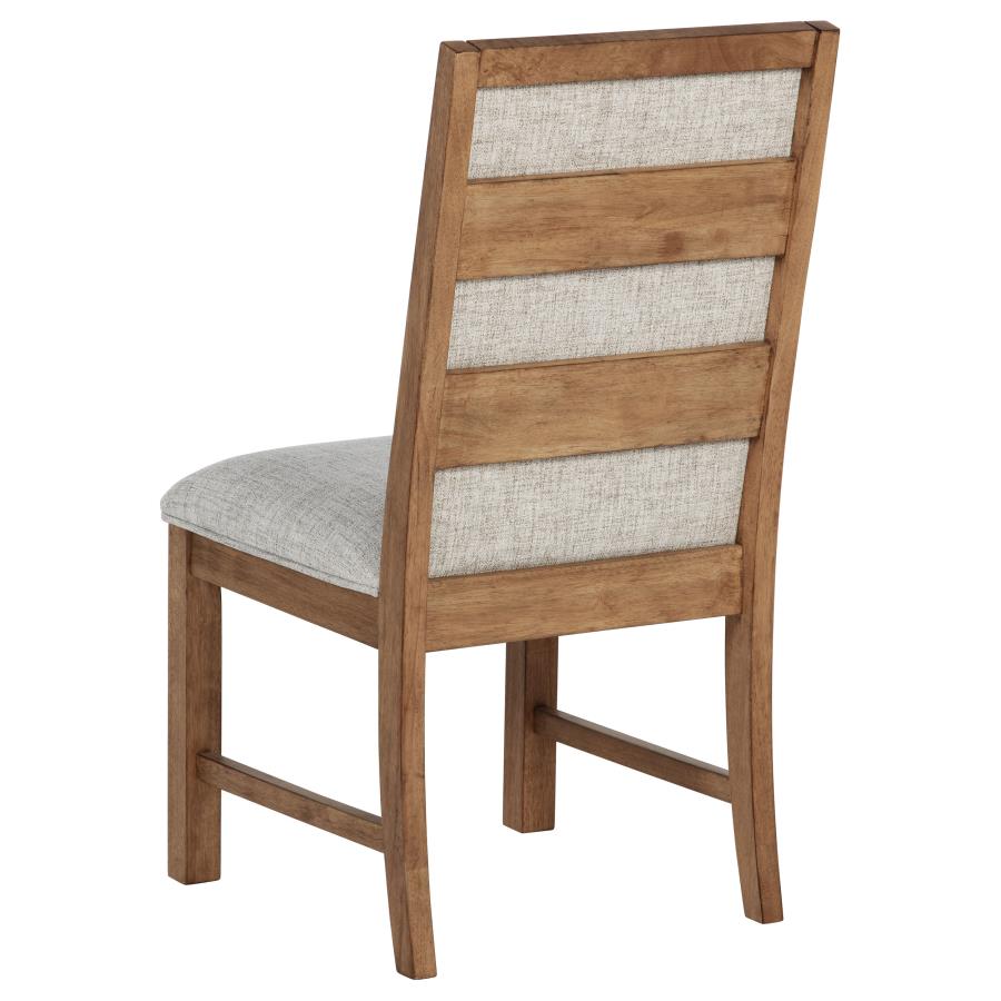 Bruner 7-piece 72-inch Rectangular Dining Set Natural Brown-zoom-9