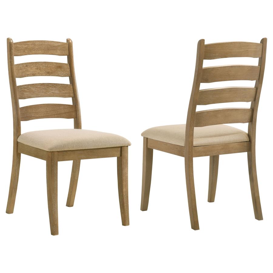 Danvers Wood Dining Side Chair Brown Oak (Set of 2)-1