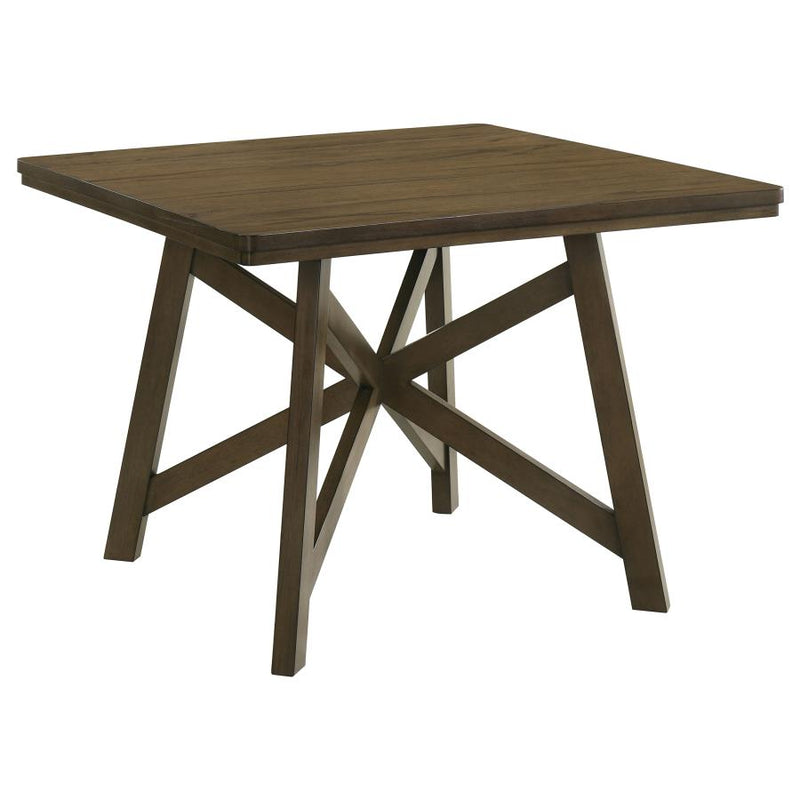 Canfield 5-piece 47-inch Counter Height Dining Set Brown-zoom-