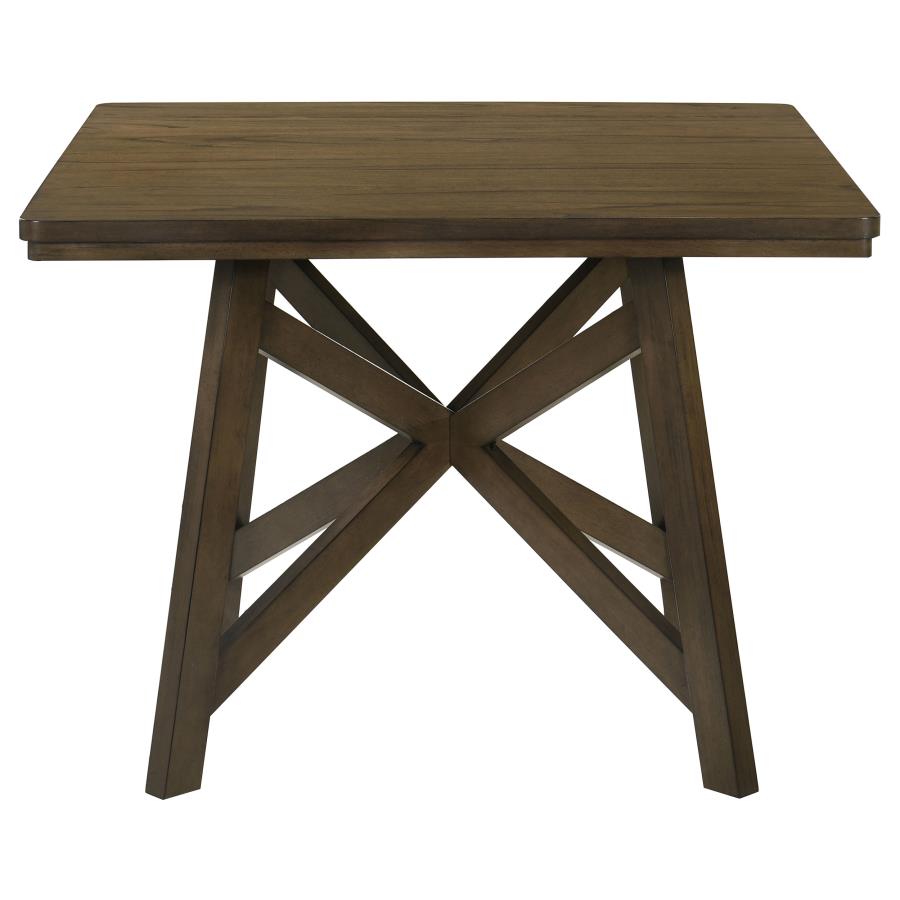 Canfield 5-piece 47-inch Counter Height Dining Set Brown-4