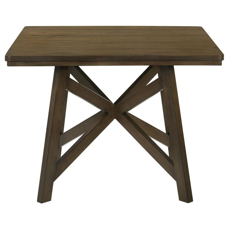 Canfield 5-piece 47-inch Counter Height Dining Set Brown-zoom-