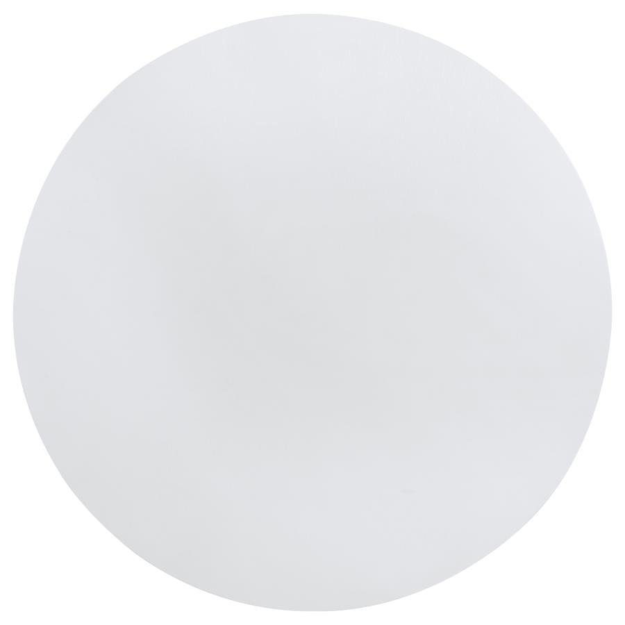 Judd 5-piece 54-inch Round Wood Dining Table Set Pearl White-5
