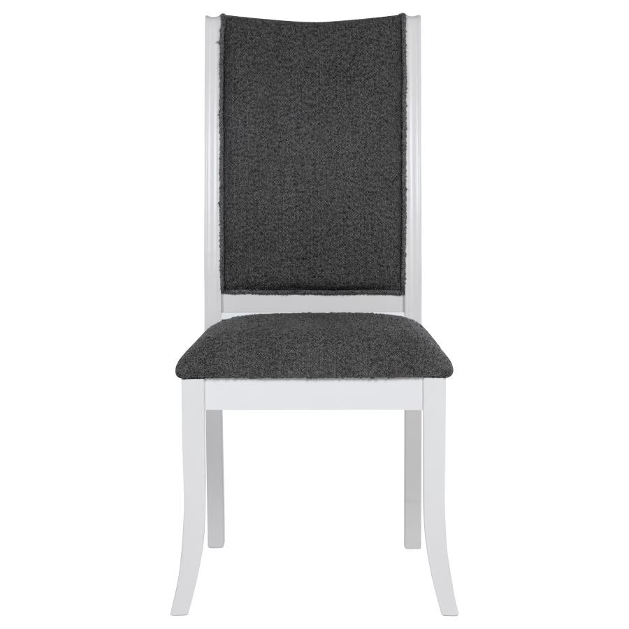 Judd 5-piece 54-inch Round Wood Dining Table Set Pearl White-7