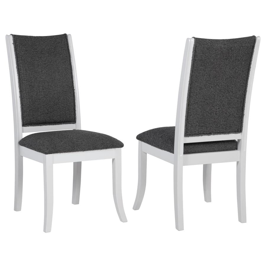 Judd Upholstered Dining Side Chair Pearl White (Set of 2)-zoom-1