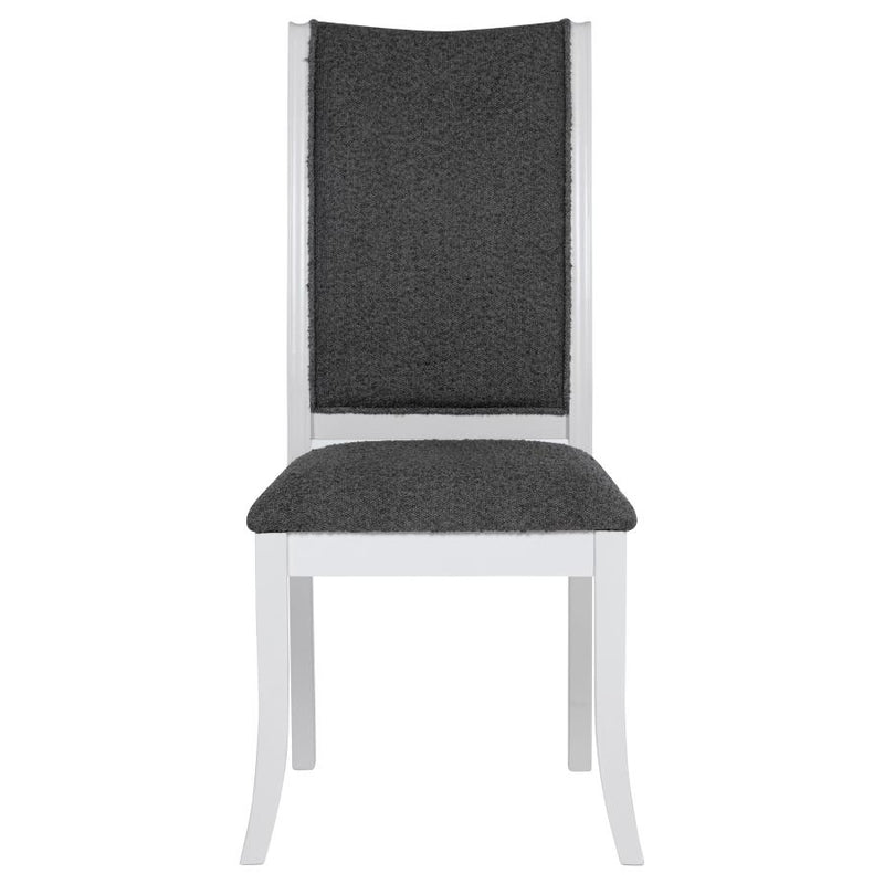 Judd Upholstered Dining Side Chair Pearl White (Set of 2)-zoom-