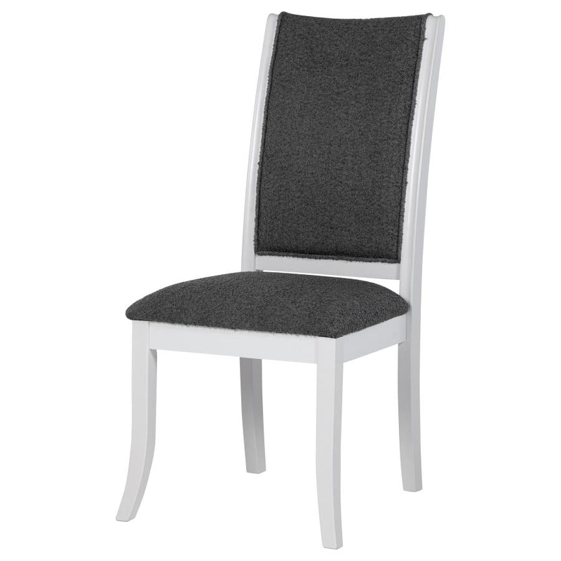 Judd Upholstered Dining Side Chair Pearl White (Set of 2)-zoom-