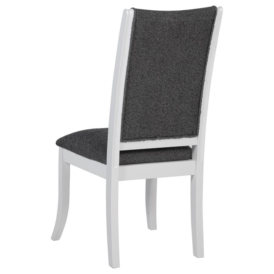 Judd Upholstered Dining Side Chair Pearl White (Set of 2)-7