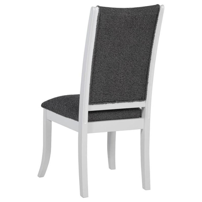 Judd Upholstered Dining Side Chair Pearl White (Set of 2)-zoom-