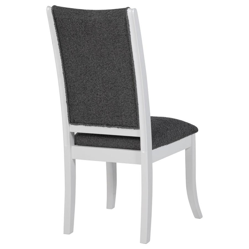 Judd Upholstered Dining Side Chair Pearl White (Set of 2)-zoom-
