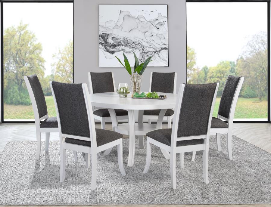 Judd Upholstered Dining Side Chair Pearl White (Set of 2)-15